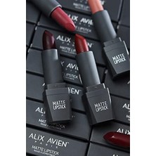 Yoğun Renk Veren Uzun Süre Kalıcı Nemlendirici Kadifemsi Mat Ruj - Lipstick 407 Dusty Rose