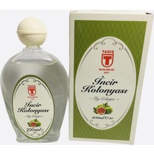 Tariş İncir Kolonyası 200 ml 80 Derece Cam Şişe Ferahlatıcı İncir Kokusu