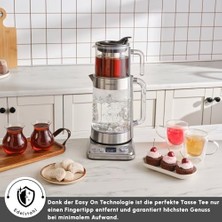 Refika'dan Xl Cam Çay Makinesi Chrome