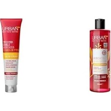 Seti | Twisted Curls Hibiscus & Shea Butter Kıvırcık ve Dalgalı Saçlara Özel Durulanmayan Bakım Kremi 175 ml X1 + Hibiscus & Shea Butter Bukle Belirginleştirici 350 Mililitre X1