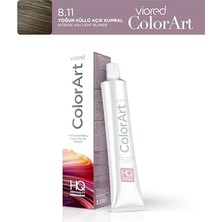 Profesyonel Tüp Saç Boyası 60 ml 8.11 Yoğun Küllü Açık Kumral
