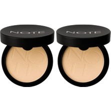 Luminous Silk Compact Powder 02 Natural Mat Bitişli Toz Yüz Pudrası Natural (2 Paketi)