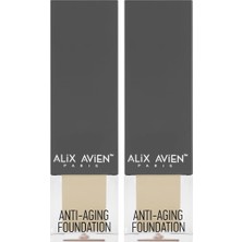 Yaşlanma Karşıtı Fondöten - Anti Aging Foundation 504 Natural Spf 15-35 ml (2 Paketi)