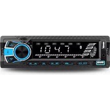 Maxessa Bluetooth Oto Teyp 2xUSB Mp3 Çalar Aux ve Uzaktan Kumanda ile