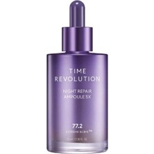 Fermente Bileşenler Içeren Yaşlanma Karşıtı Ampul 50ML Time Revolution Night Repair Ampoule 5x