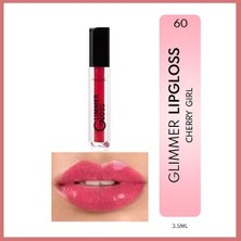 Cosmetics Glimmer Gloss Işıltılı Nemlendirici Dudak Parlatıcısı - 60 Cherry