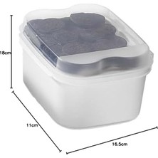 Masal Saklama Kabı, Beyaz 1600 ml