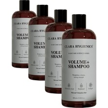 Volume+ Shampoo 400 ml Hyaluronic Acid Series Şampuan (4 Paketi)