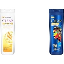 Clear Saç Dökülmesine Karşı Zencefil Özü Kepeğe Karşı Etkili Şampuan 350 Ml(1) Clear Men Kepeğe Karşı Etkili Şampuan Legend By Cr7 Cristiano Ronaldo 350 Ml(2)
