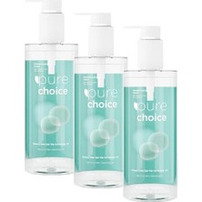 Pure Choice Hassas Ciltler Için Yüz Temizleme Jeli 400 Mililitre (3 Paketi)