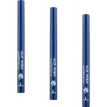 Uzun Süre Kalıcı, Suya Dayanıklı ve Yumuşak Uçlu Lacivert Göz Kalemi - Inkliner Eyeliner Cobalt Blue (3 Paketi)