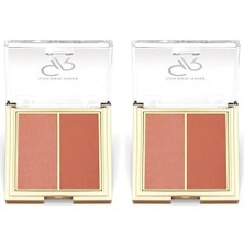 Blush Duo No: 02 Peachy - Ikili Mat ve Allık (2 Paketi)
