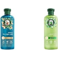 Herbal Essences Seti | Onarıcı Argan Yağı Şampuan 350ML X1 + Yatıştırıcı Aloe Içeren Sülfatsız Şampuan 350 ml X1