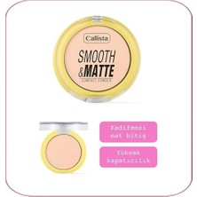 Callista Smooth & Compact Powder Mat Bitişli Toz Pudra - 32 Warm Sand
