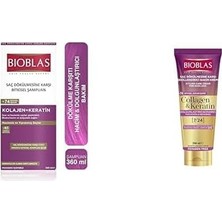 Collagen&keratin Şampuan 360 Ml+Saç Şekillendirici Bakım Kremi 250 ml