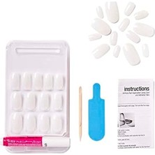 Kiss Salon Naturals Yapıştırıcılı Takma Tırnak