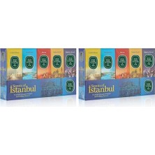 16 ml Silindir Cam Şişe Kolonya 5'li Set - Scents Of Istanbul (2 Paketi)