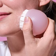 Ecotools Yüz Temizleyicileri ve Serumları Için Derin Temizleme Yüz Fırçası, Günlük Yağ ve Kiri Giderir, Pembe ve Siyah 1 Paket