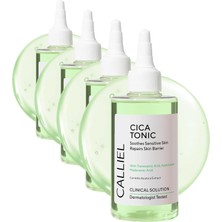 Calliel Hassas Ciltler Için Yatıştırıcı Cilt Bariyeri Onarıcı Cica Tonik 200 ml (4 Paketi)