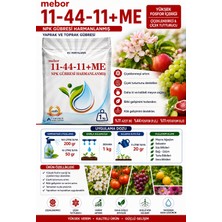 Mebor 11-44-11 + Me 1 kg | Çiçeklendirici & Çiçek Tutturucu | Yaprak ve Toprak Gübresi