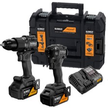 Dewalt DCK2222MP2T-QW 18V Xr 5.0AH Dewalt x Mclaren Darbeli Matkap x Darbeli Tornavida Ikili Set