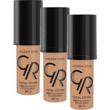 Total Cover 2ın1 Foundation&concealer No:20 - Fondöten (3 Paketi)
