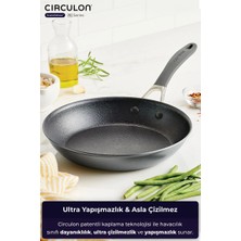 Circulon 28 cm Kızartma Tavası Döküm ve Çelik Malzeme ile İndüksiyon Uyumlu Gri Renk
