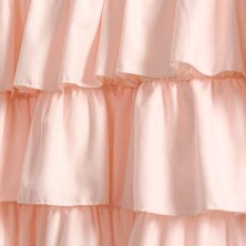 Lush, Blush Belle Valance Shabby Style Curtain, 18" x 84