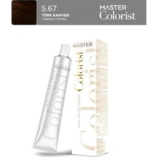 Professional Tüp Saç Boyası Boya 60 ml 5.67 Türk Kahvesi