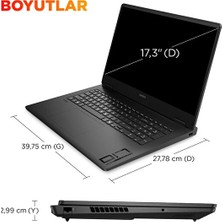 HP Omen C2EY9EA AMD Ryzen AI 7 350 16GB 1TB SSD RTX5060-8GB Freedos 17.3" FHD 144Hz Taşınabilir Bilgisayar
