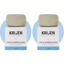 Krijen Deniz Tuzu & Okaliptus Katı Şampuan 100GR (2 Paketi)