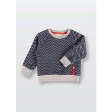 OZMOZ Lacivert Kışlık Minik Erkek Çocuk Sweatshirt