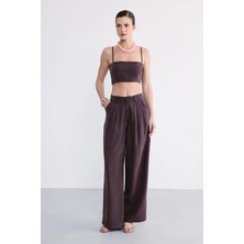 Facette Olisa Büstiyer Pantolon Takım Acı Kahve