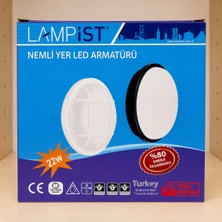 Lampist Nemli Yer LED Armatürü 22W