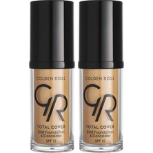 Total Cover 2si1 Arada Kapatıcı ve Fondöten No: 18 Cappuccino - 30 ml (2 Paketi)