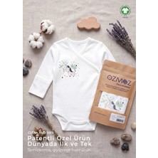 OZMOZ Clean&safe Organik Steril Temizlenmiş Unisex Bebek Kruvaze Body