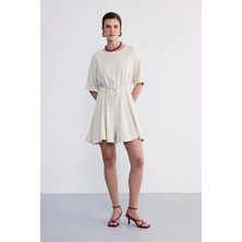 Facette Aluna Volanlı Tulum Bej