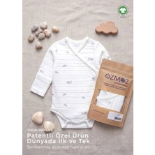 OZMOZ Clean&safe Organik Steril Temizlenmiş Unisex Bebek Kruvaze Body