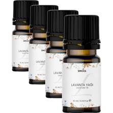 %100 Saf ve Doğal Lavanta Uçucu Yağı 10ML (4 Paketi)