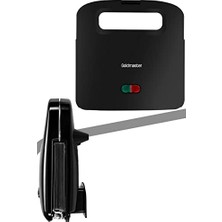Goldmaster 750 Watt Isınmaya Dayanıklı Mini Tost ve Izgara Makinesi