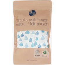 OZMOZ Clean&safe Organik Steril Temizlenmiş Erkek Bebek Patikli Tulum