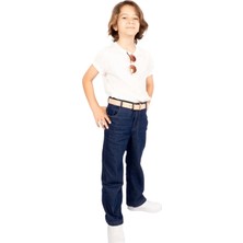 OZMOZ %100 Pamuk Lacivert Erkek Çocuk Denim Pantolon