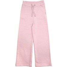 OZMOZ Organik Pembe Geniş Paça Baharlık Kız Çocuk Eşofman Altı