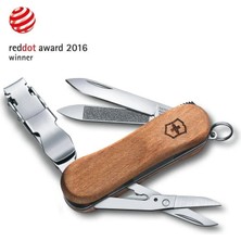 Victorinox 0.6461.63 Nailclip Wood 580 Tırnak Makaslı Çakı