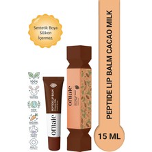 Ornate Peptide Lip Balm Cacao Milk , Nemlendirici, Parlatıcı Lip Balm Kakao Ceramide Vitamin E 15ML