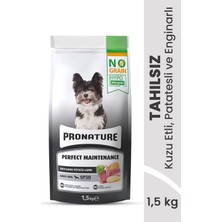 Pronature Tahılsız Yetişkin Kuru Köpek Maması (Perfect Maintenance) - Kuzu Etli Patatesli ve Enginarlı - 1,5kg
