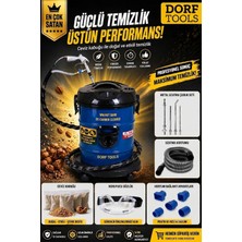Dorf Tools Ceviz Kumlama Makinesi Motor Karbon Temizleme Cihazı + Ceviz Kumu ve Gözlük Hediyeli