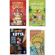 Timaş Çocuk 4-5-6.sınıf Okuma Büyümek Istemeyen Çocuk Uçan Anne Terliği Hayati Kopya Kayıp Çocuk Gizemi Küçük Prens 4 Kitap