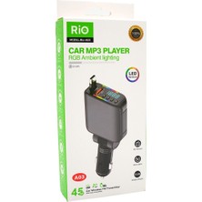 Rio Battery Rio Tech A03 Rgb LED Jesli Araç Mp3 Çalar ve Fm Transmitter