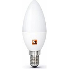 K2 Global 3 Ad LED Mum Ampul 7W 630 Lümen 3000K Sıcak Beyaz E14 Duy 20000 Saat Yerli Üretim
